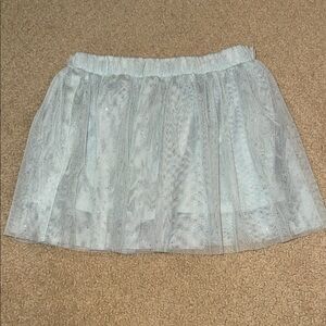 Carter's Light Blue Glitter Tulle Skirt